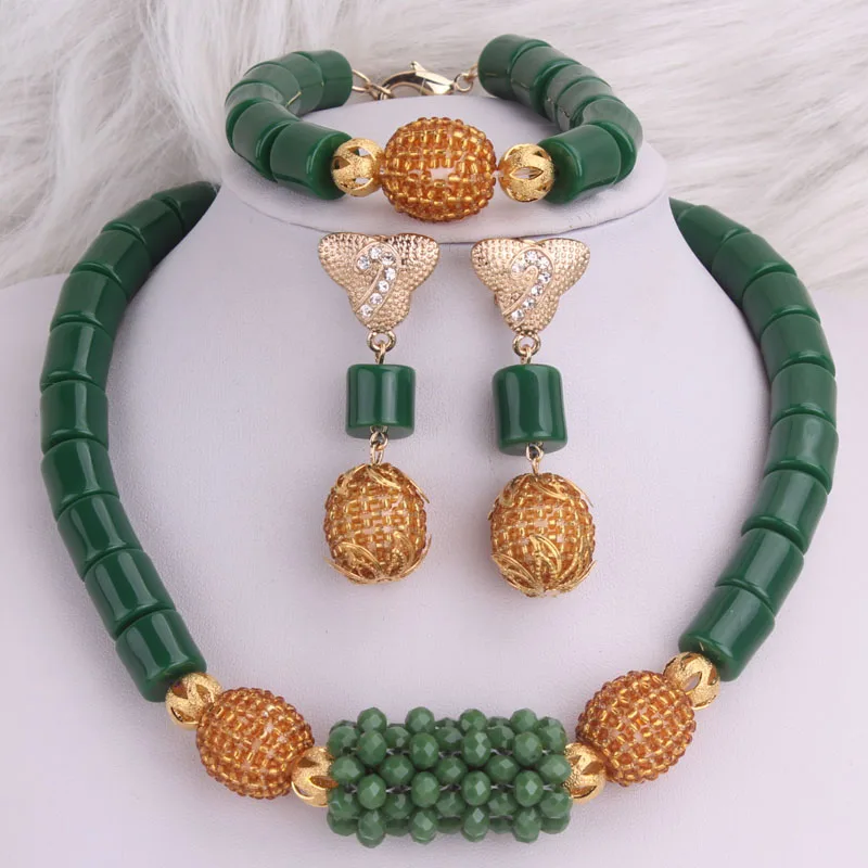 Dudo Artificial Coral Beads Nigerian Jewelry Set 10 Colors Available African Beads For Traditional Marriage Women Weddings