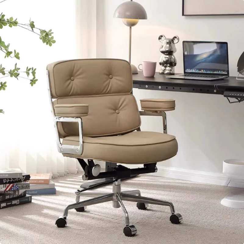 

Computer Backrest Chair Office Comfortable Lifting Swivel Recliner Chair Portable Boss Rolling Silla De Escritorio Furniture