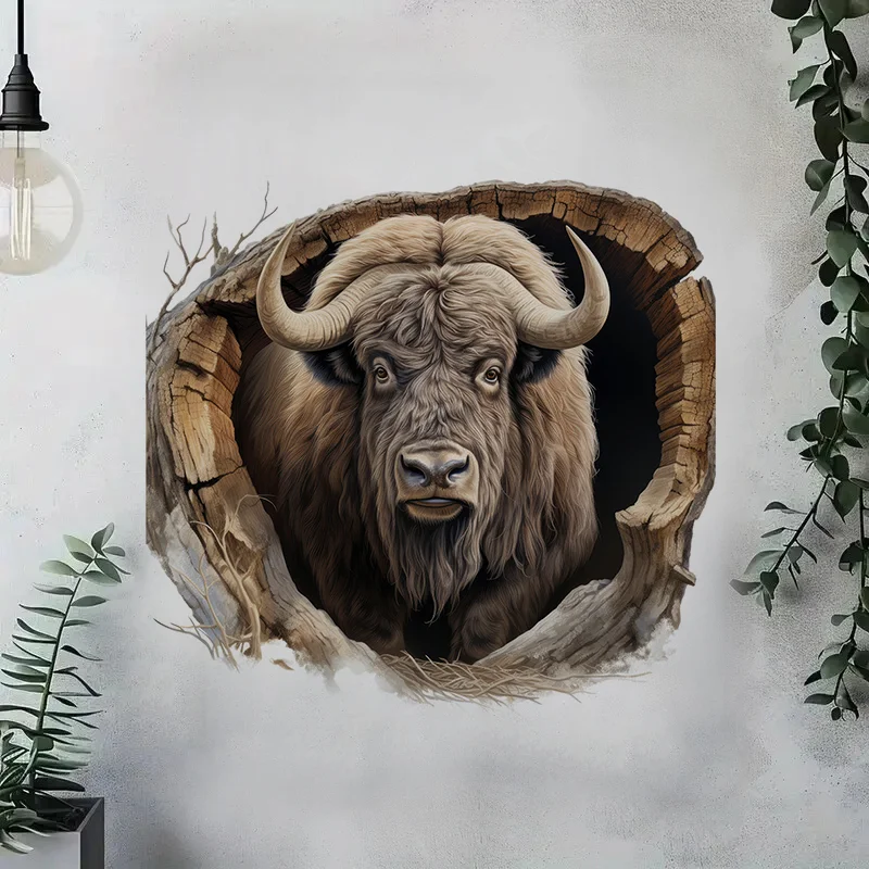 

C1223# Yak Toilet Stickers, Bright Wall for Home, Cabinet, Door,Decoration, Vinyl Car Decals, Art Wallpaper