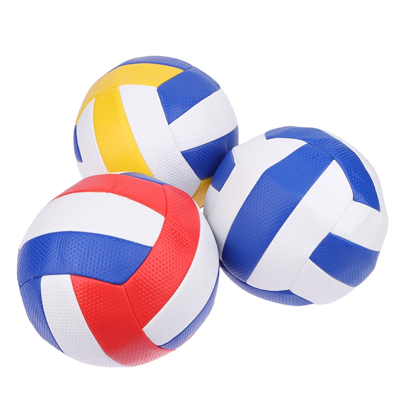 Ballon d'entraînement de volley-ball en PVC résistant à la tension, taille 5, adapté pour la plage, le camping en plein air, le jeu d'intérieur, le VPN