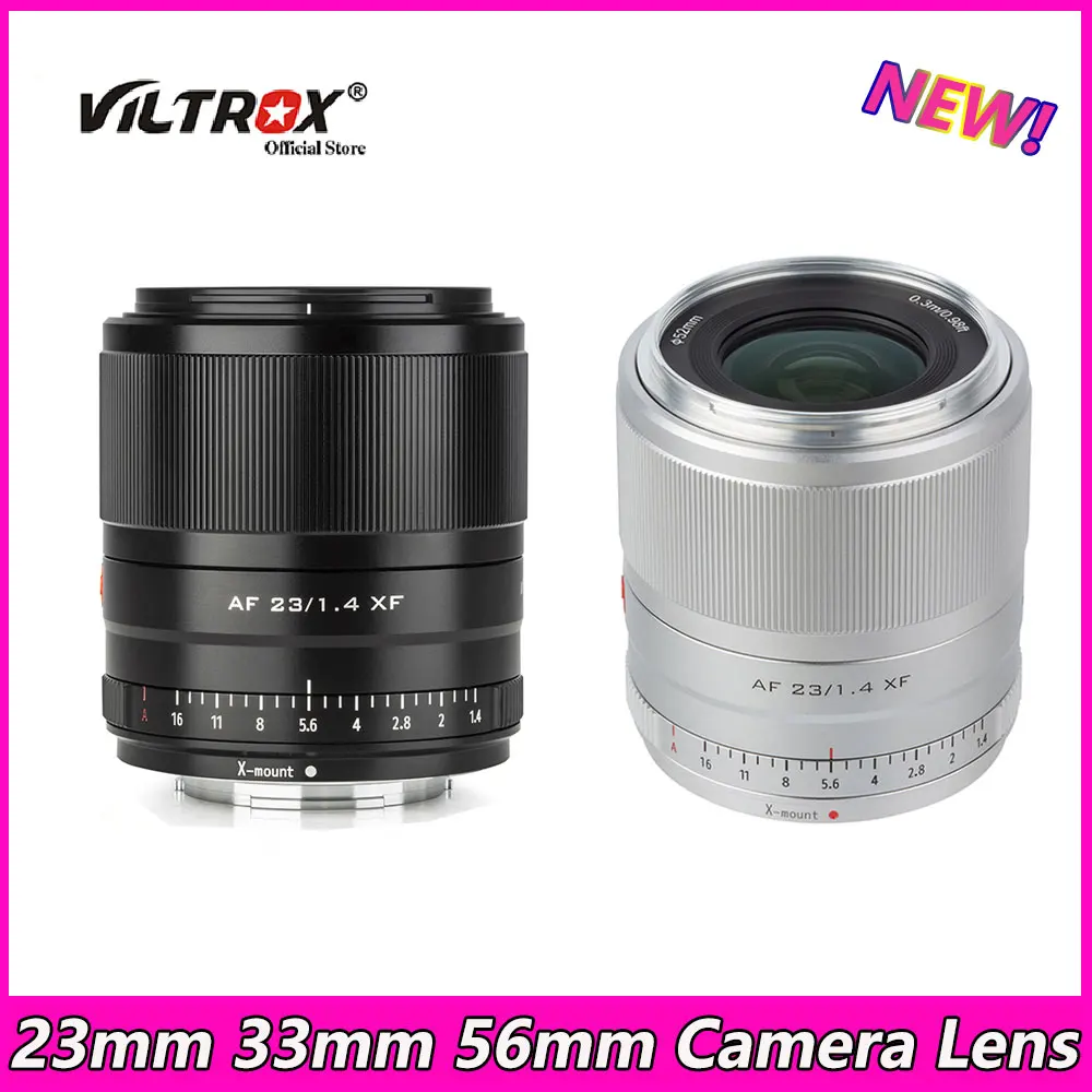 

Viltrox 13mm 23mm 33mm 56mm F1.4 AF Full Frame Lens Auto Focus Large Aperture APS-C Lens for Fujifilm X X-T4 X-T20 X-T30 Mount