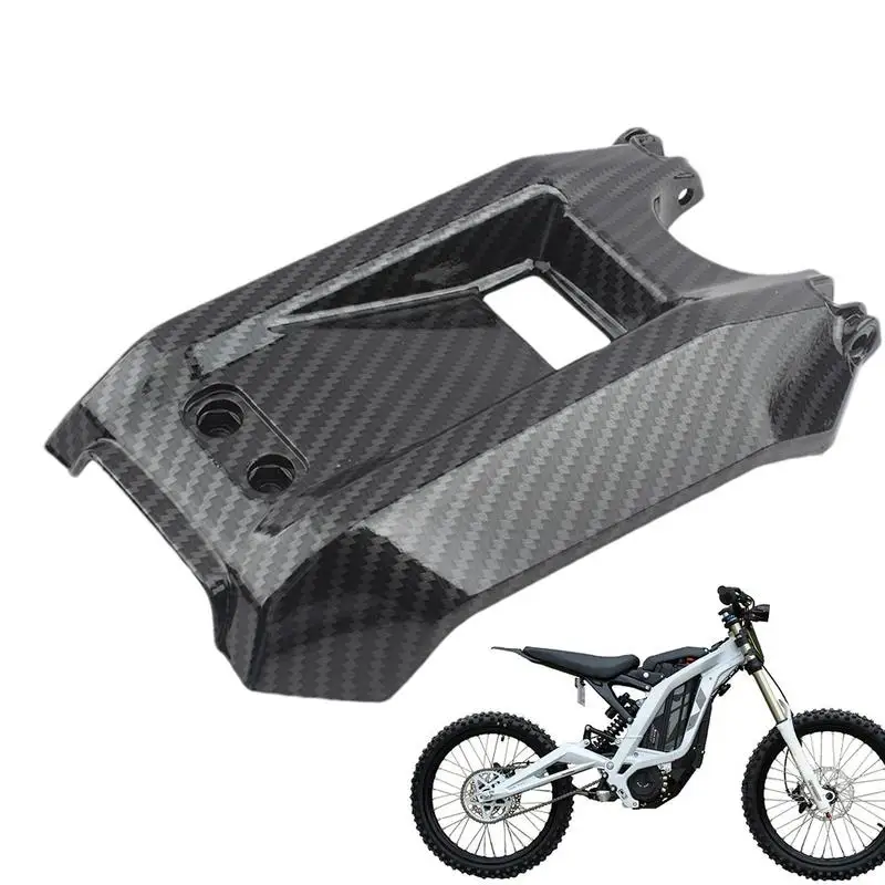 Motorcycle Battery Cover Carbon Fiber Lid Black Battery Lid Protective Cover Precise Motorcycle Modification Accessories For