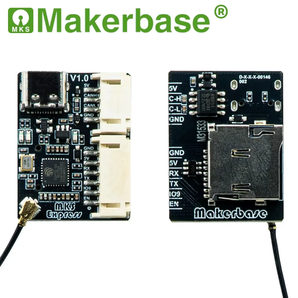 

Makerbase VESC EXPRESS supports WIFI+Bluetooth SD card logging ESP32 module GPS positioning