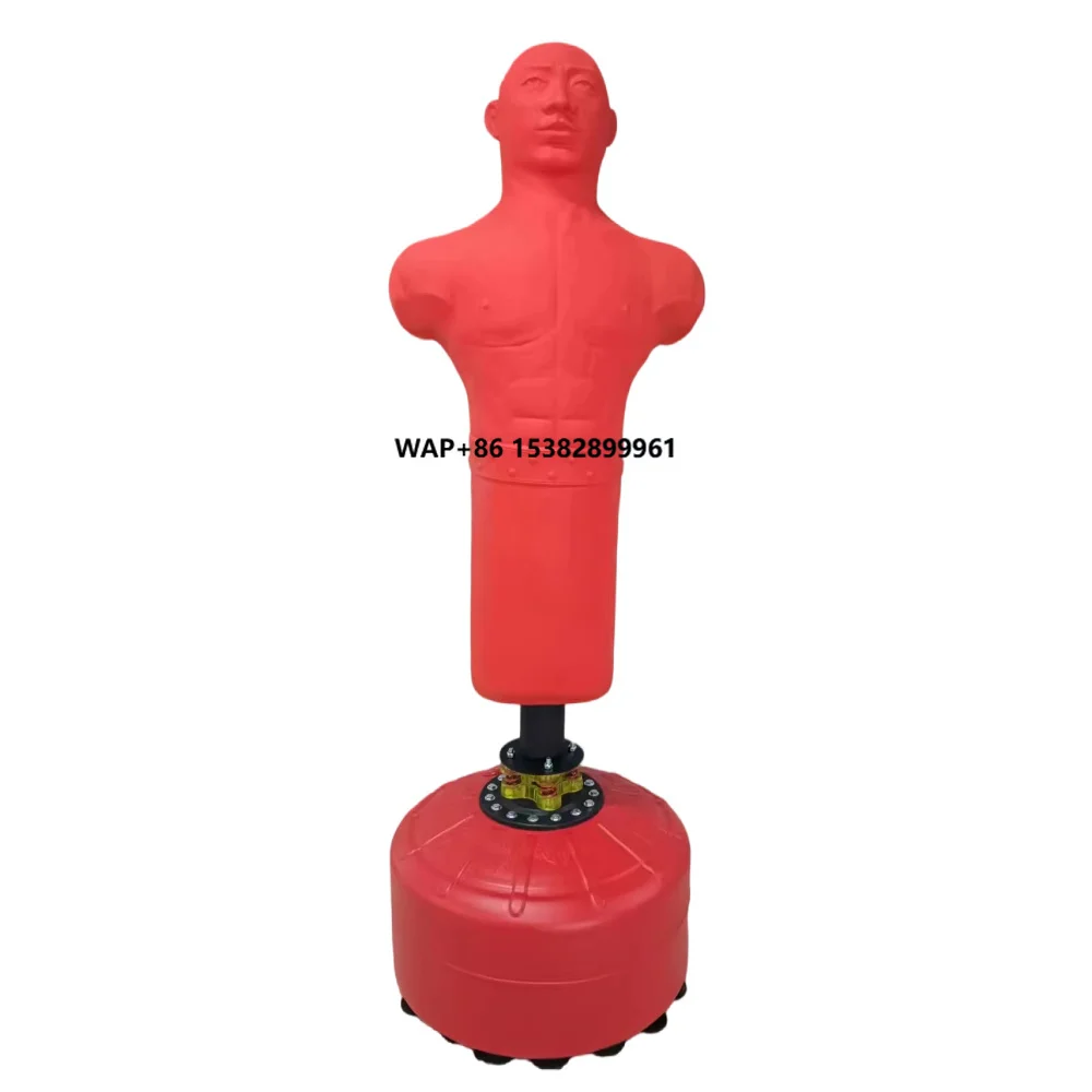 Professional Boxing Equipment Free Standing Silicone Human Shaped Punching Bag Free Standing Boxing Dummy