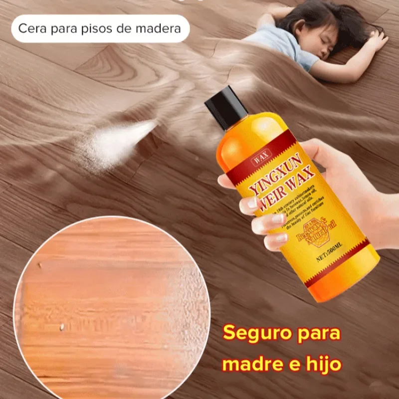 Wood Floor Maintenance Wax  Floor Cleaner Care Essential Oil Furniture Care Polishing Beeswax Brightening Wear-Resistant Wooden