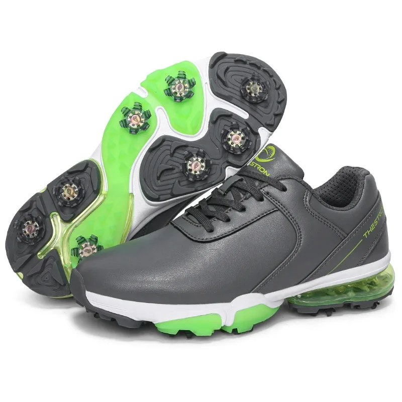 

Classic Brand Men Golf Training Shoe Comfortable Gym Sneakers Anti Slip Spikes Golf Shoes for Mens Leather Sport Shoe
