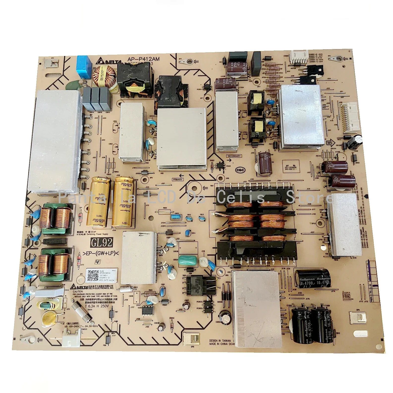 GL92 AP-P412AM 2955056403 Power Supply Board for SONY KD-75X8000G KD-75X75CH KD-75X750H XBR-75X800G Original TV Accessories