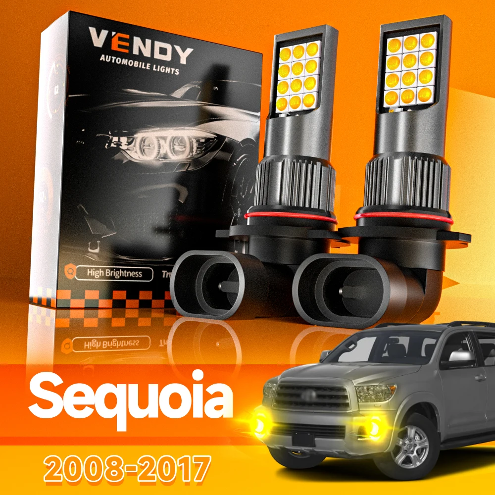 

2pcs For Toyota Sequoia 2008-2017 LED Fog Light 2009 2010 2011 2012 2013 2014 2015 2016 Canbus Accessories