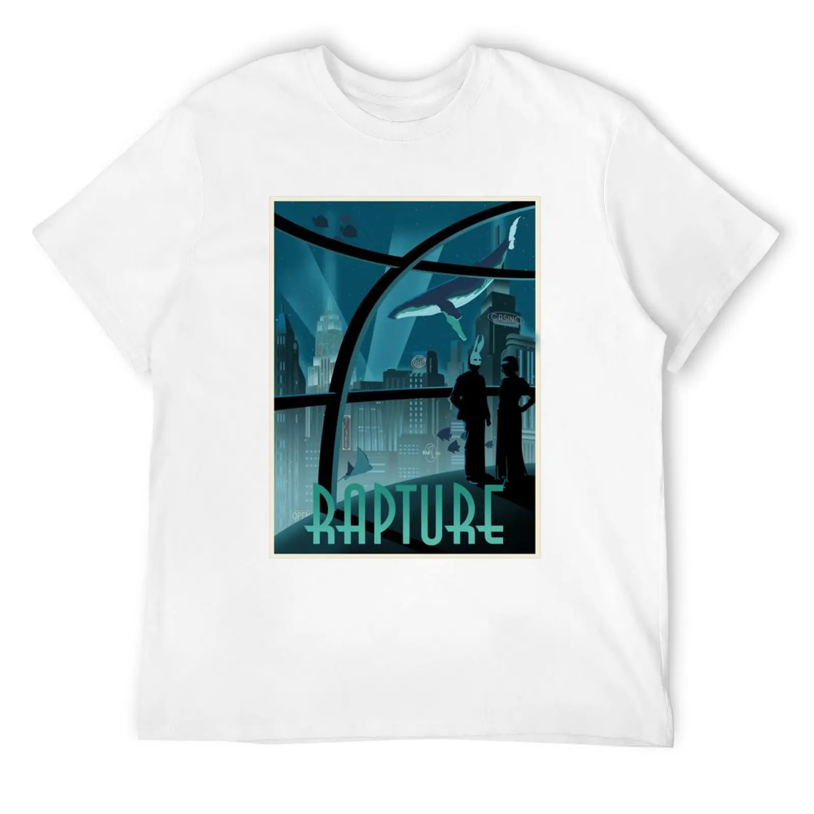 Bioshock Rapture T-Shirt T-shirts man shirts graphic tees anime figures fitted t shirts for men