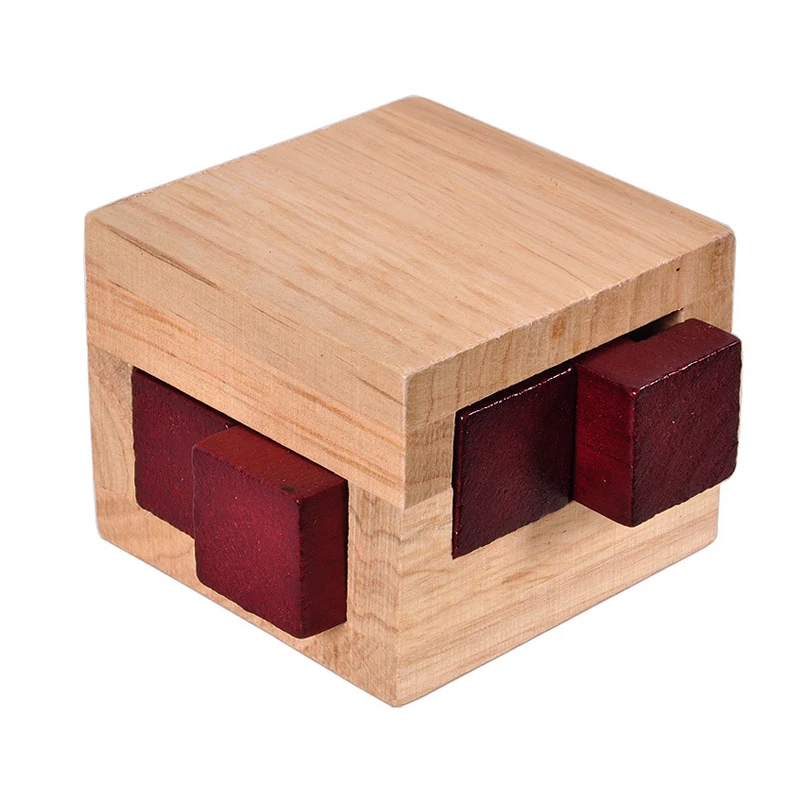 Drewniane magiczne pudełko Puzzle Luban Lock edukacyjne zabawki intelektualne IQ Challenge gry łamigłówka dla dzieci dorosłych