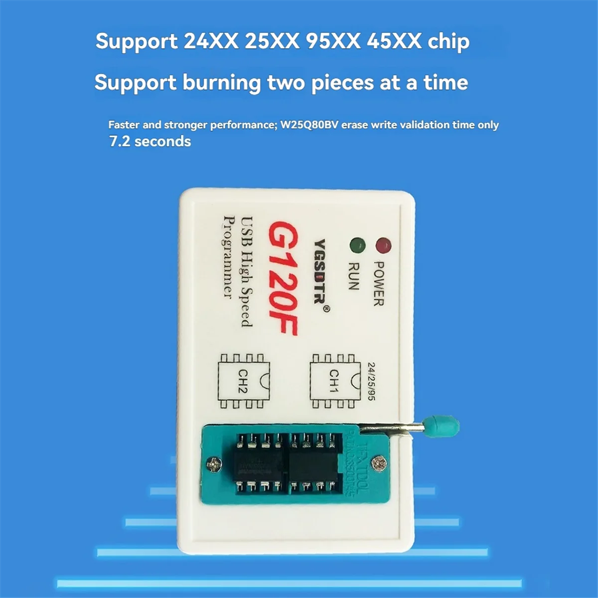 X61A_YGSDTR G120F программатор 25SPI FLASH/24/25/95 чип EEPROM