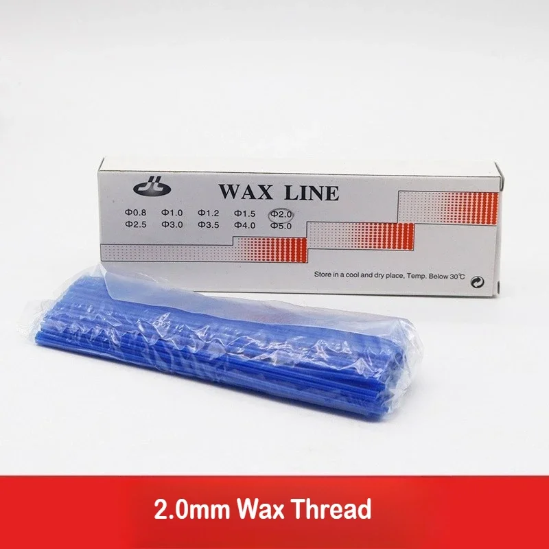5 Packs Dental Wax Strips for Orthodontic Modeling, 1-5mm Multi Size Lab Wax Rods