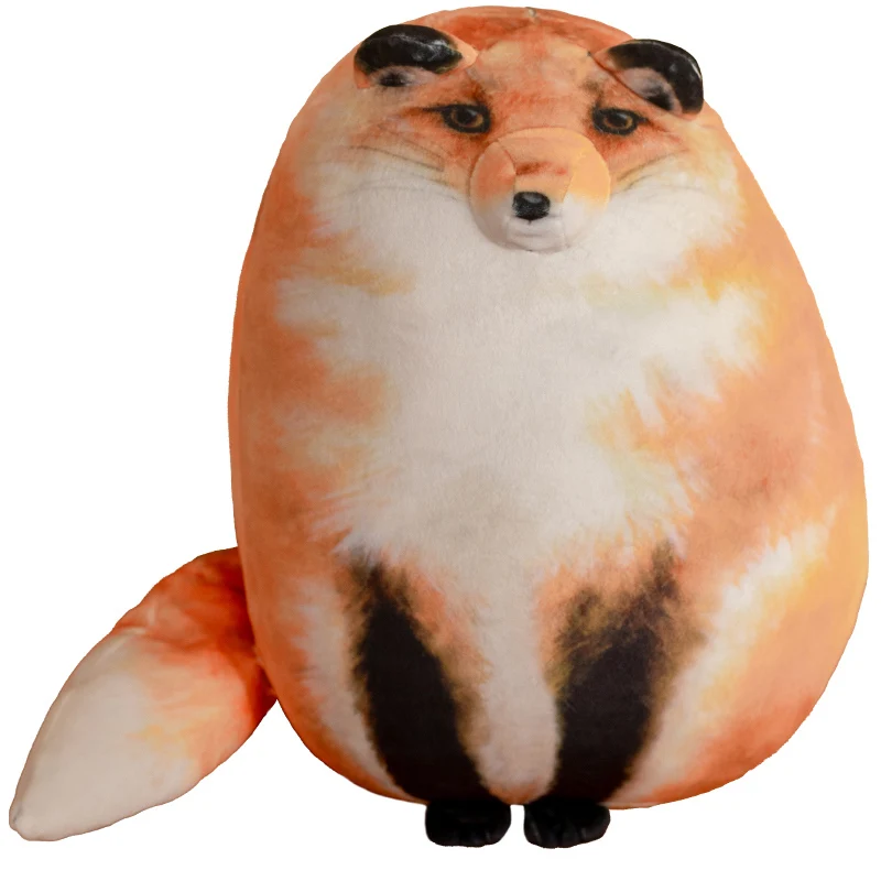 Gato de pelúcia travesseiro do corpo raposa travesseiro de pelúcia guaxinim animais de pelúcia macio plushies boneca bonito gatinho de pelúcia lance