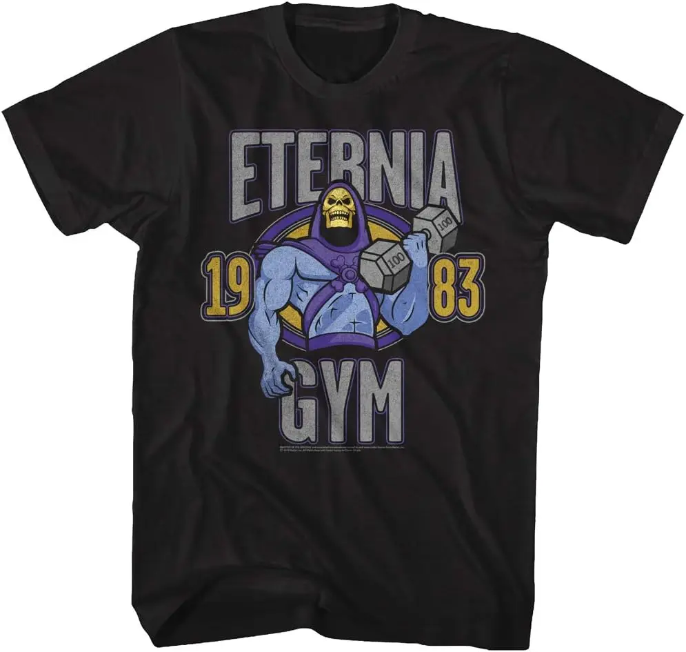 

Masters of The Universe TV Television Series Eternia Gym Black Adult T-Shirt Tee