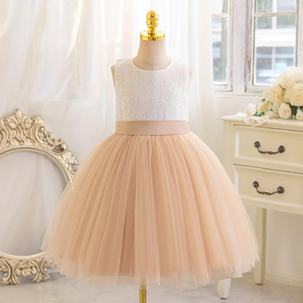 

3 To 8 Years Kids Girls Princess Party Dresses Children Girl Fashion Summer Performance Tulle Formal Dress Stage Dress Clothing
