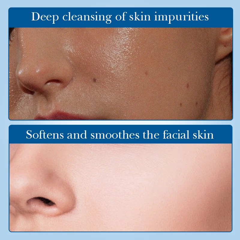إصلاح الكولاجين ترطيب الوجه التطهير موس المسام العميقة تنعيم غسل رغوة التطهير ، 1 قطعة ترطيب لطيف H1Q7 #2