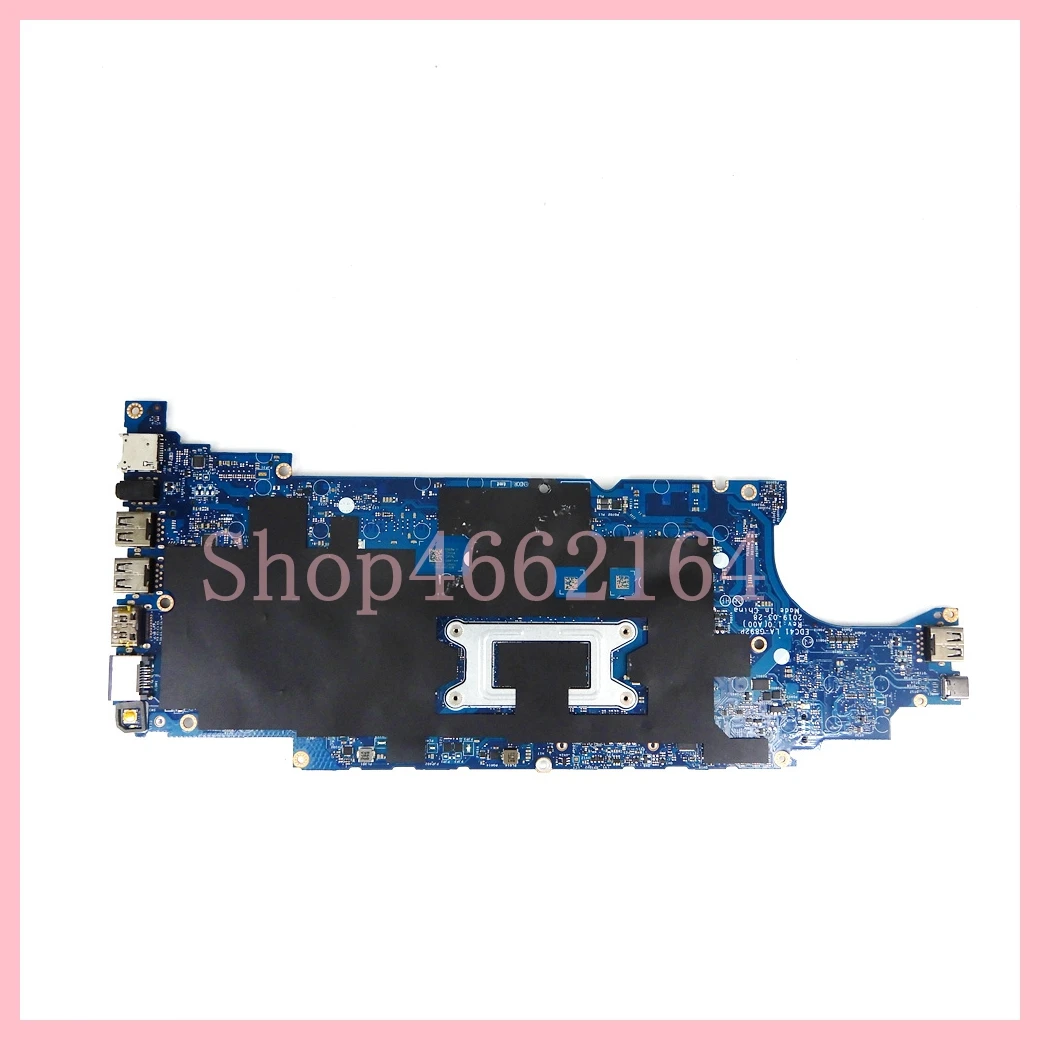 LA-G892P  with i5-8365U i7-8665U CPU Laptop Motherboard For Dell Latitude 5400 Notebook Mainboard CN-08RTXF 05T75M