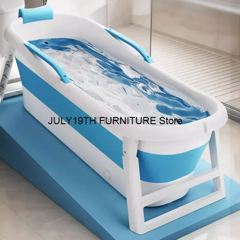 

Foldable Bath Tub Full Body Adult Large Bathtub Simple Portable Bathtubs Adult Household Children's Thickened Bath Bidet