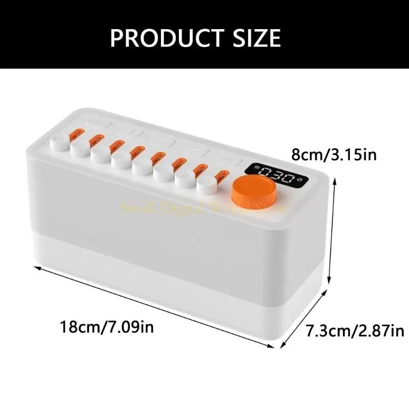 

77UB White Noise Sound Machine With Color Lights And 8 Natural Sounds Sleep Enhancer