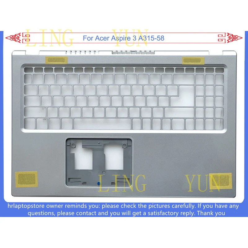 Z   New For Acer Aspire 3 A315-58 Upper Case Palmrest Cover / Bottom Base Low