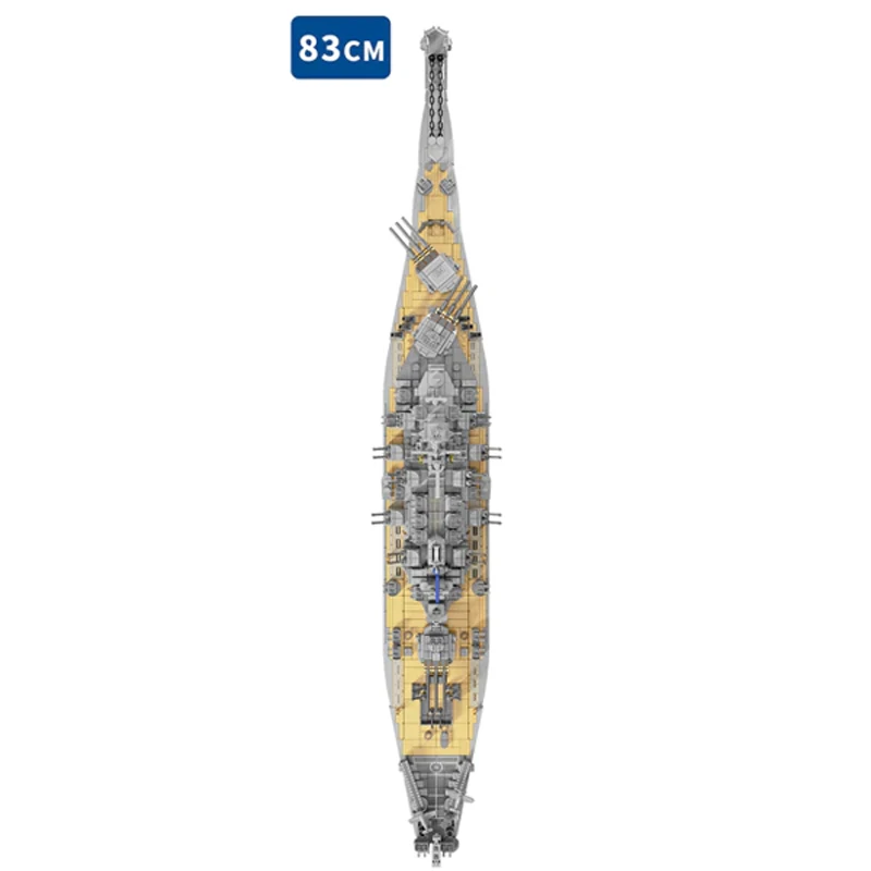 2228PCS 군사용 WW2 미주리 전함 블록 조립 세트 미국 전함 크루저 모델 컬렉션 전시 장난감 성인 및 어린이 선물