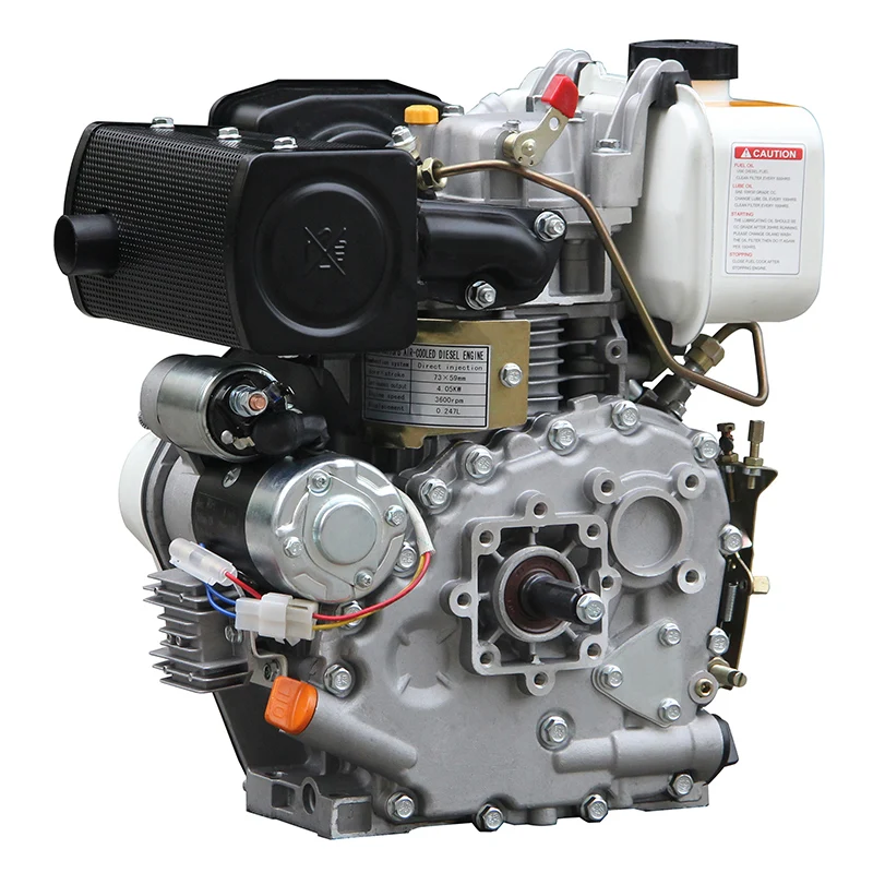 

3.6kW HR173FBE Diesel Engine Keyway Shaft With Electric Start Recoil Start