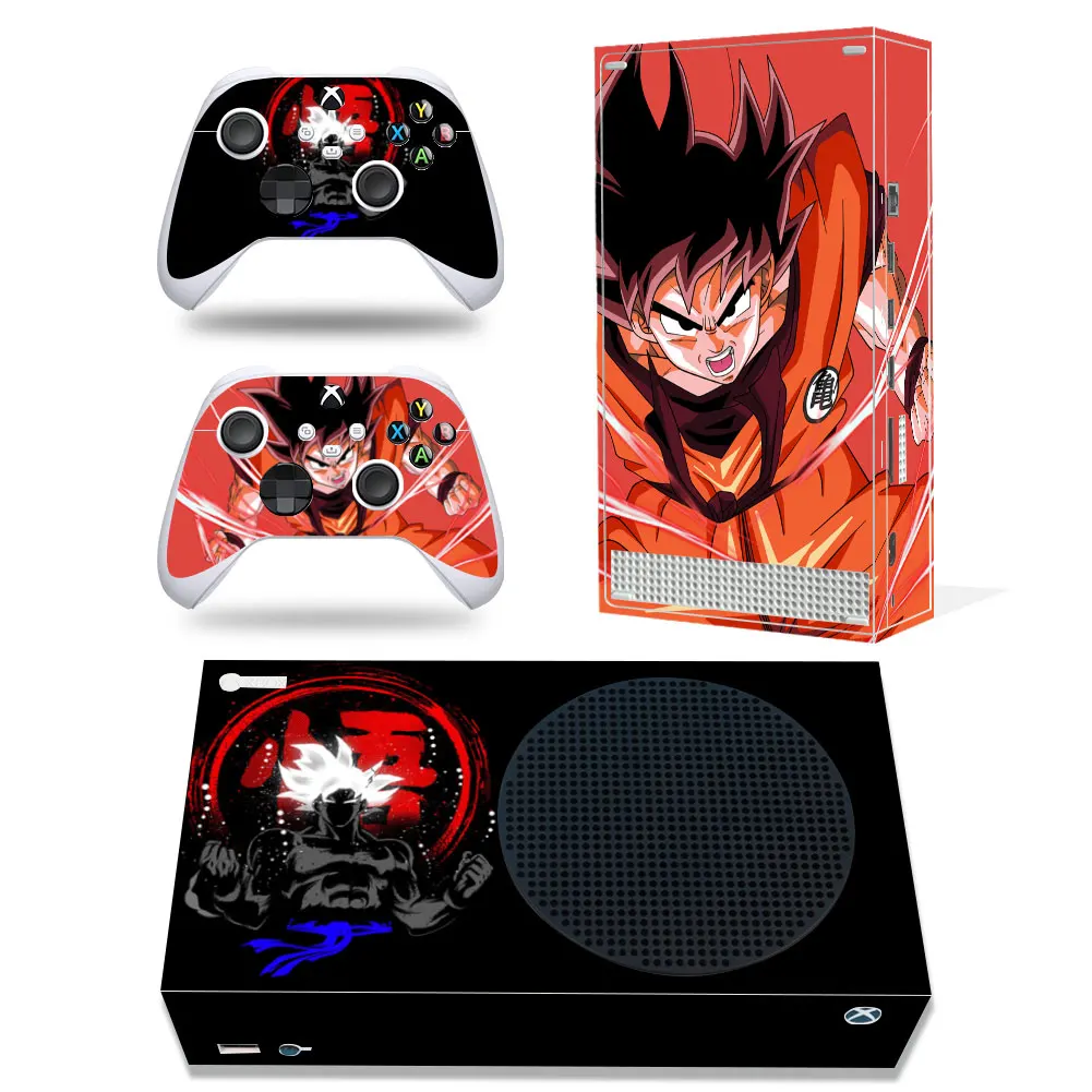 Dragon Ball Anime Skin Sticker Decal Cover for Xbox Series S Console and 2 Controllers Xbox Series S Skin Sticker Vinyl