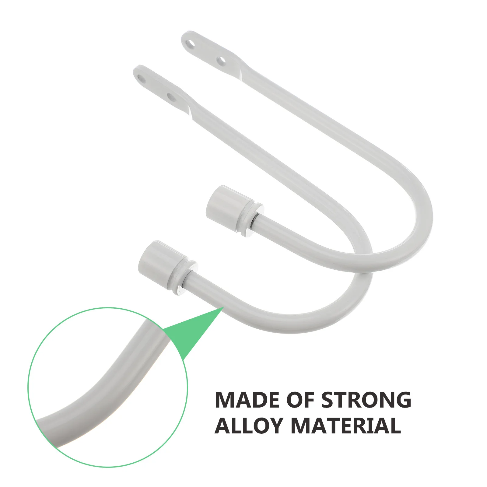 

U Shaped Curtain Hooks Wall Mounted Drapery Tiebacks For Home Decor Multi Use Wall Hook Backs