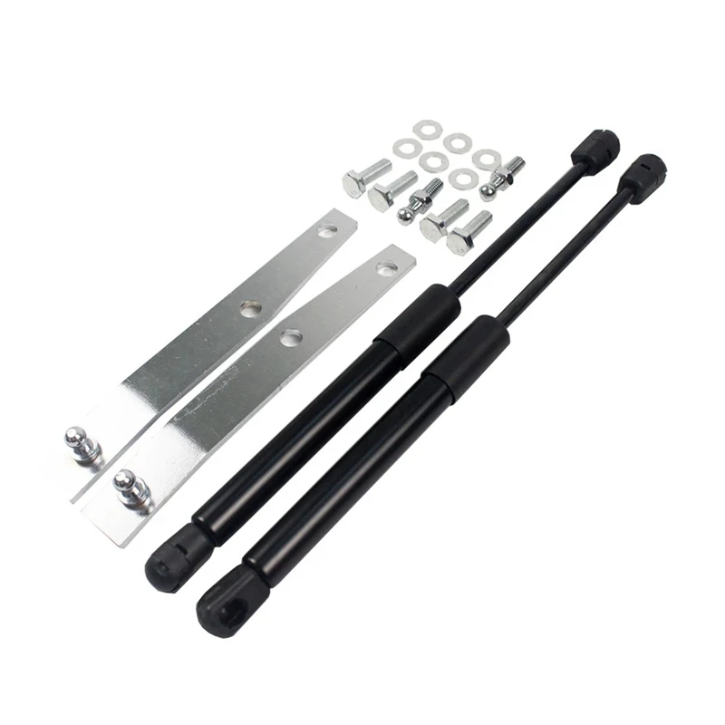 4X Car Front Bonnet Hood Gas Strut Damper Conversion Kits For Toyota Land Cruiser 70 Series LC70 LC75 LC76 LC78 LC79