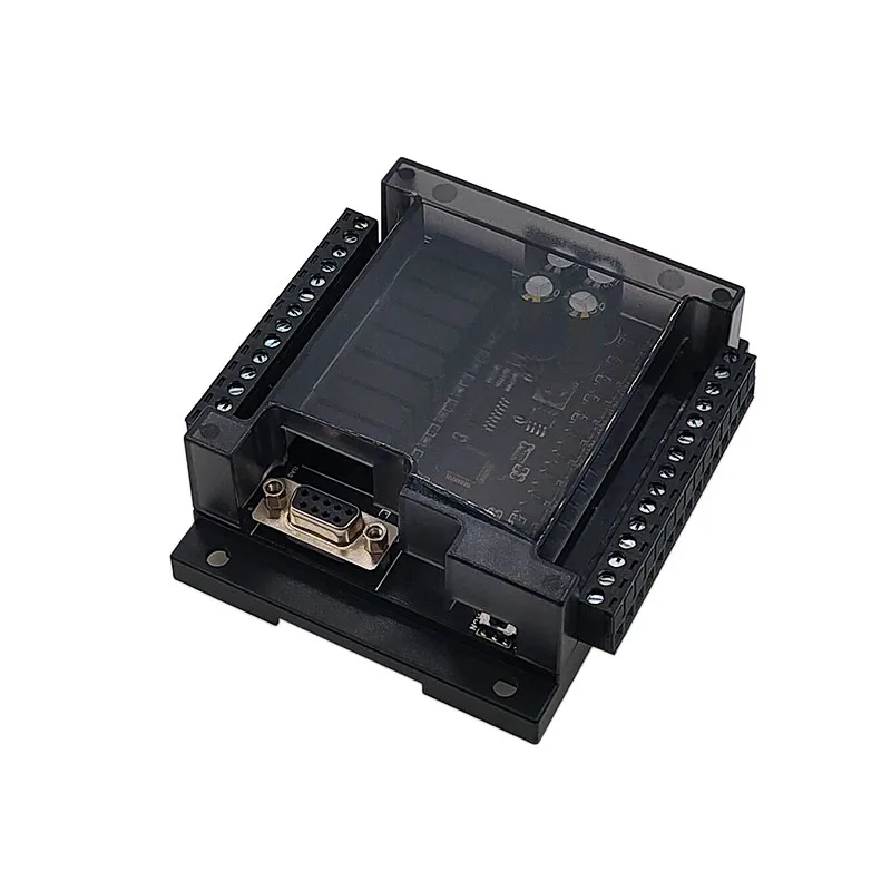 PLC Programmable Logic Industrial Controller With Shell FX2N-10MR/MT 14/20//24/30/32MT Transistor Relay Module DC24V  9.6kbps