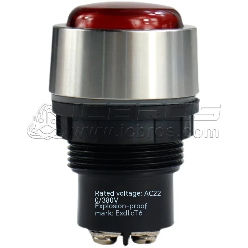 BD8030 power indicator light signal light explosion-proof indicator light hole 30MM indicator light 220V