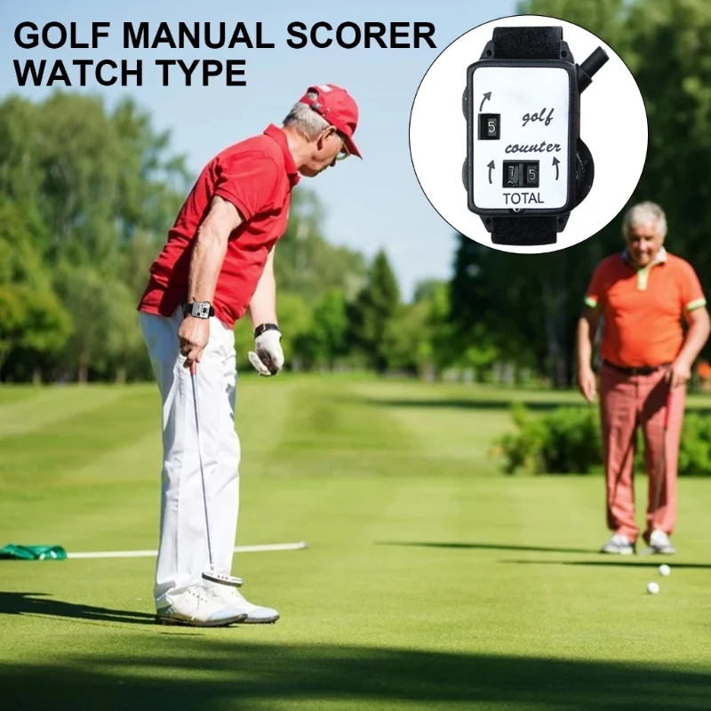 Golfs Strokes Counter Watch Manual Dials Golfs Count Scorer Scoring Keepers