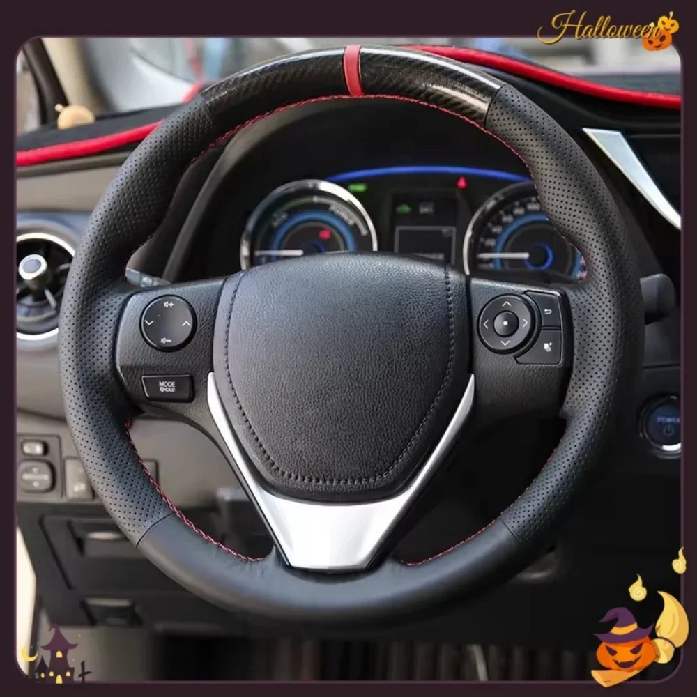 

Car Accessories Customized Original Black Perforated Steering Wheel Cover For Toyota Corolla Dual Engine E+, Levin and RAV4