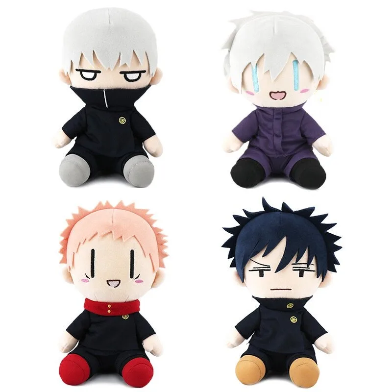 25cm Jujutsu Kaisen Plush Satoru Gojo Fushiguro Megumi Itadori Yuji Inumaki Toge Anime Figure Stuffed Plush Doll Surprise Gifts