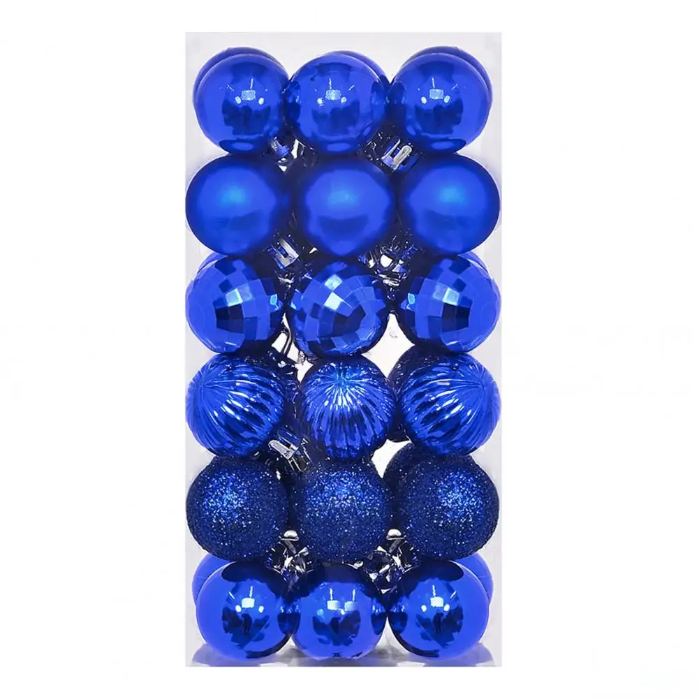 36 Stück 3CM Weihnachtskugeln Christbaumschmuck Anhänger für Heim-Party-Dekoration 2026 Neujahr Navidad Geschenke Ornamente Zubehör – Detail 4
