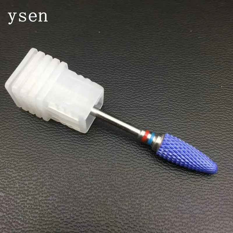 1Pc Blue Nail Boor Elektrische Manicure Pedicure Apparaat Voor Manicure Frees Rotary Burr Verwijderen Nail Gel Tool