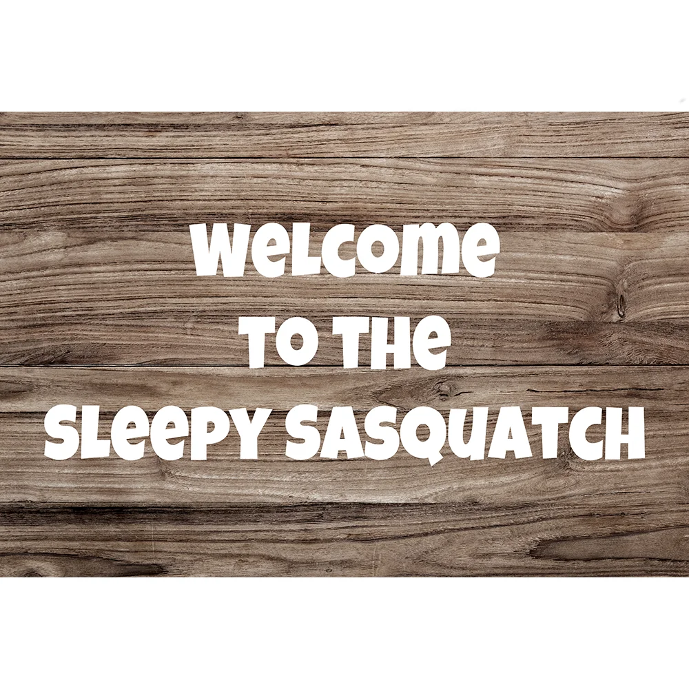 

Welcome To The SLeePY SASQUATCH Rug Non Slip Carpet bathroom accessories Area Mat Kitchen Doormat home appliance Mat