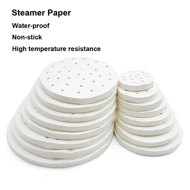400 sheets 4/5/6inch Burger Patty Paper For Hamburger Press Machine Food Grade Bamboo Nonstick Oil Absorbing Burger Paper view 2