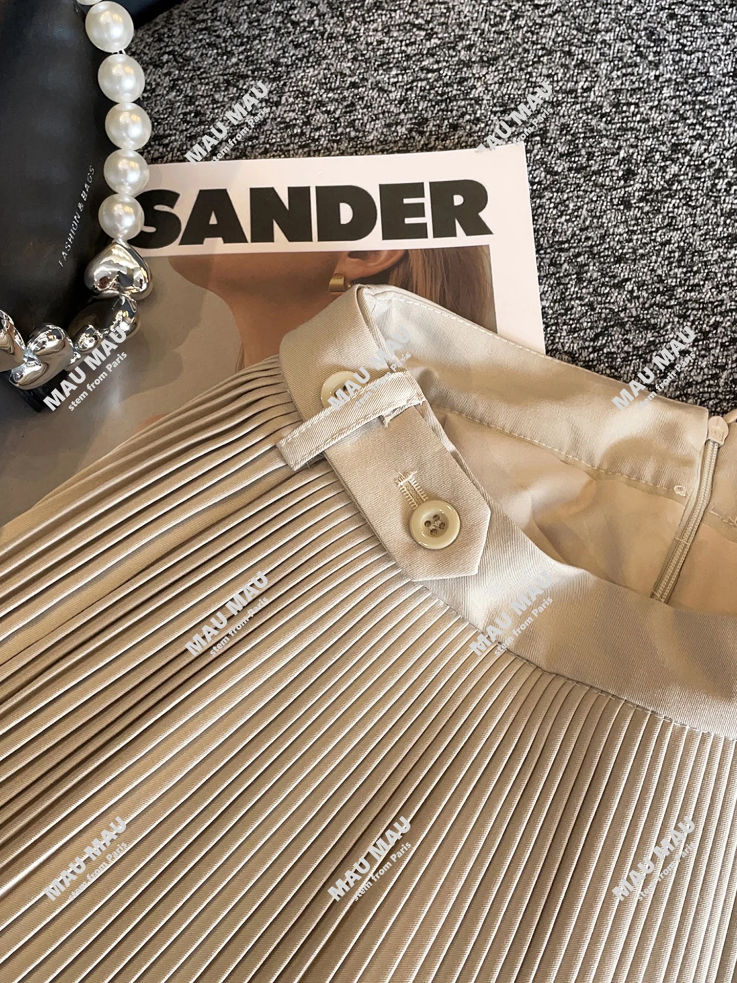 

Высококачественный вязаный жилет, топ и плиссированная юбка для женщин, осенняя коллекция, модный костюм-двойка от Nan You