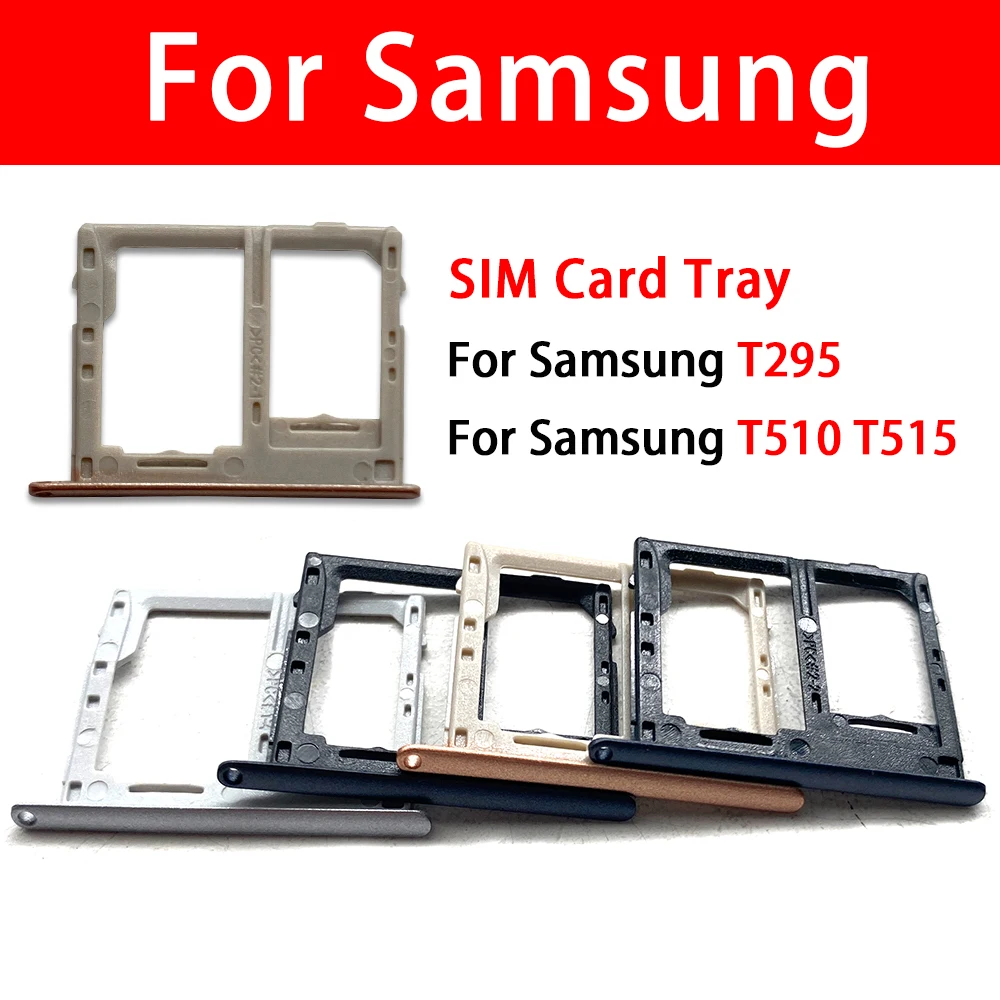 New Sim Card Holder Tray Replacement For Samsung Tab A 8.0 2019 T295 T290 T510 T515 SIM Card Slot Adapter Socket + Pin