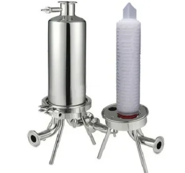 

Sanitary Stainless SS304 or SS316L Steel Hygienic Cartridges Filter Housing