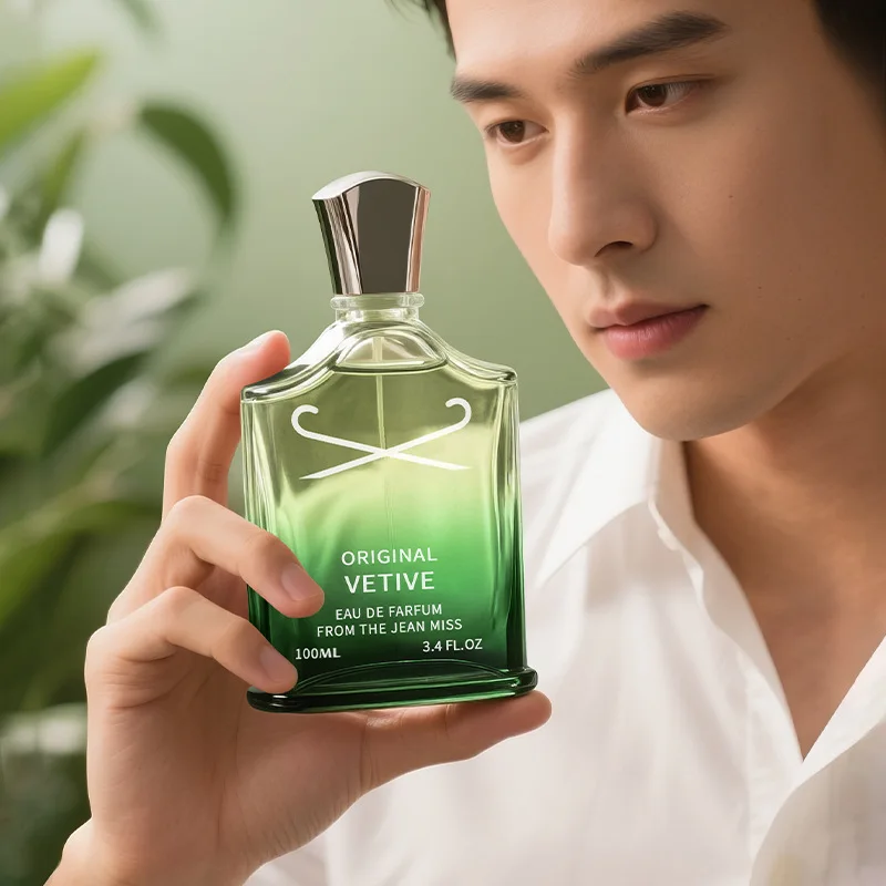 100 مللي عطر فيتيفر ليمون للرجال عطر وودي طازج أو دو تواليت يمزح يؤرخ فرمون كولونيا عطر رذاذ الجسم #1