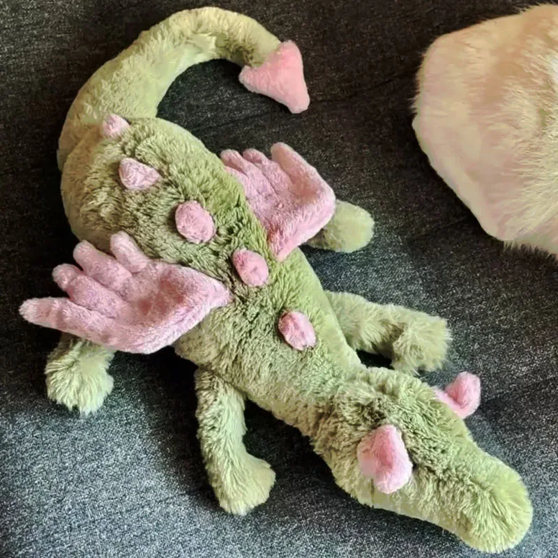 

2025 HOT About 50cm Gift Matcha Dragon And Purple Dragon Keychain Plush Toy Cute And Soothing Companion Plush Toy Holiday Gifts