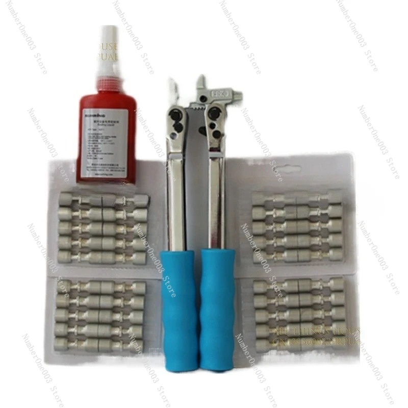 Refrigerator Repair Welding-Free Tool Set Composite Ring Sealing Liquid Frk Press Plier With 50 PCs 80 Pcs Lock Ring