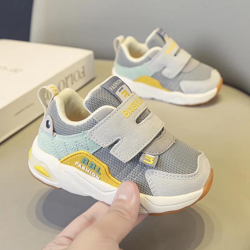 STRONGSHEN Kids Shoes Children Prewalker Shoes for Baby Toddler Non-slip Casual Shoes Girls Boy Fashion Sports Running Shoes