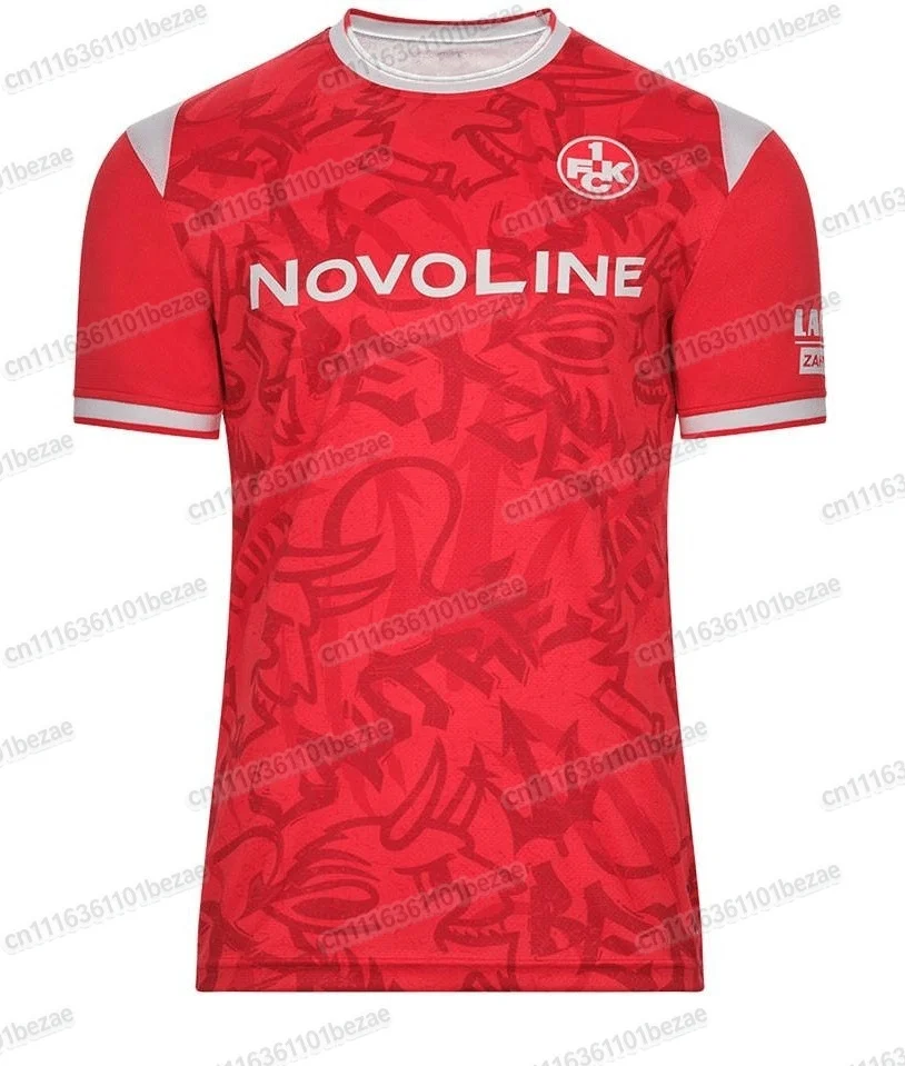 Familien-Fan-Top, Fußballtrikot für Erwachsene, Kaiserslautern Auswärtstrikot, atmungsaktives Fußballtrikot, 3D-gedrucktes atmungsaktives T-Shirt – Detail 5
