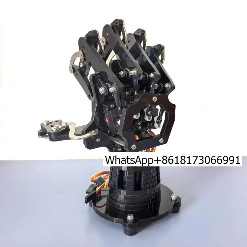 5 degrees of freedom claw humanoid robot bionic machine palm finger small servo manipulator assembly maker DIY