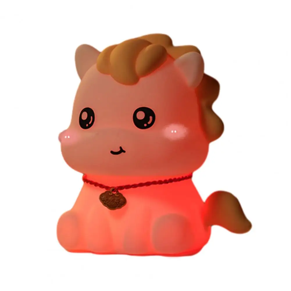 

Child Safe Night Lamp Cartoon Night Light Silicone Lamp Dimmable Touch Sensor Soft Glow Nightlight for Kids Nursery Bedroom Gift