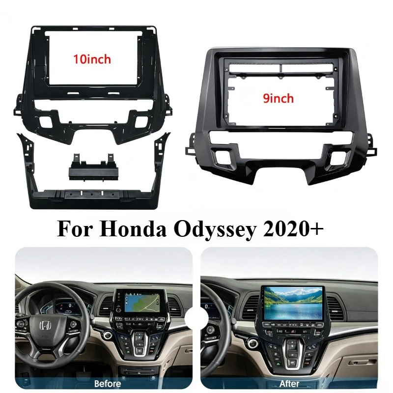 9/10.1 Inch Car Radio Fascia Kit for Honda Odyssey 2020+Version Audio Navigation Frame
