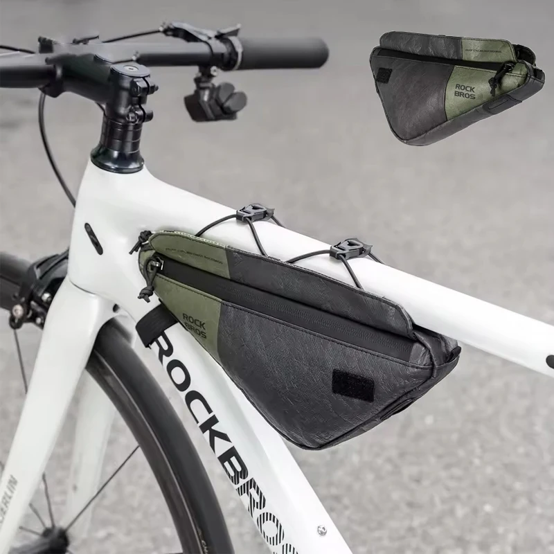 

Bike Frame Bag 0.7L Triangle Bag Wear-resistant Durable Cycling Triangle Bottom Tube Bag Messenger bag Tube package Oblique bag